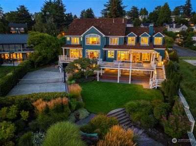 The spacious deck spans the length of the home offering multiple entertaining options, pickle ball/ sport court and is fully fenced and ideal for kiddos and pets. | Image 3