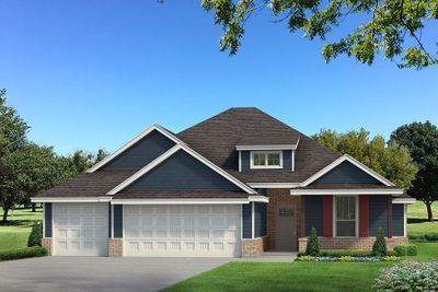 Craftsman-style home with a front yard | Image 2