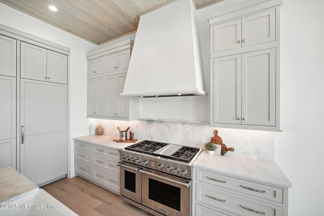 Custom Kitchen, Sub Zero Fridge, Freezer, Wolf 48" Range, T & G Ceiling | Image 8