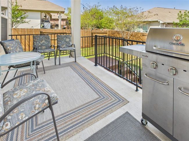 View of patio featuring fence | Image 17