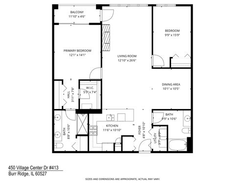 unit-413-450 Village Center Dr, Burr Ridge, IL, 60527-4550 | Card Image