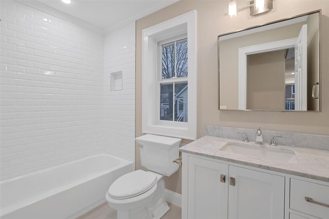 Full bathroom with porcelain designer tile | Image 33
