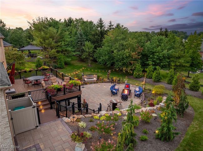 Here is a view of the night patio of the home. It is stunning!! | Image 40