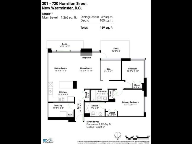 301 - 720 Hamilton Street, Condo with 2 bedrooms, 2 bathrooms and 1 parking in New Westminster BC | Image 21