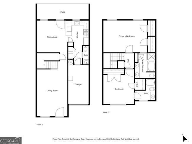 820 Ash St, House other with 2 bedrooms, 3 bathrooms and 1 parking in Canton GA | Image 45