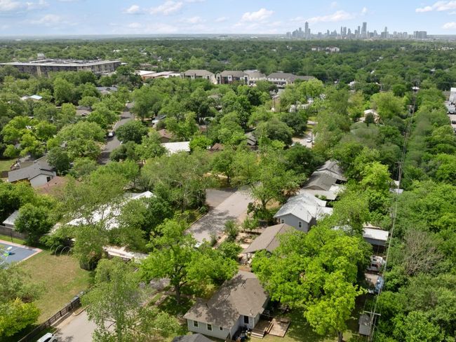 Aerial view featuring a view of downtown Austin. | Image 33
