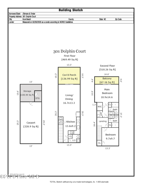 301 Dolphin Ct, Kure Beach, NC, 28449-3783 | Card Image