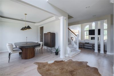 Dining room featuring light hardwood / wood-style flooring | Image 3