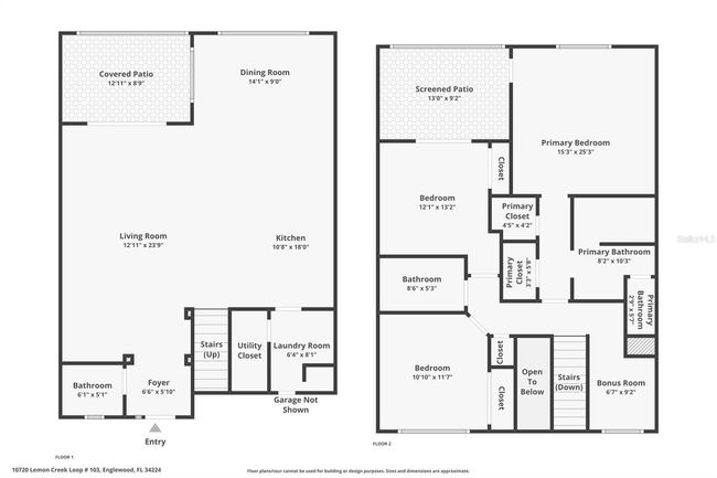 First and Second Floor Plans | Image 48
