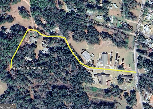 1069 Shellman Hammock Dr Ne, House other with 2 bedrooms, 2 bathrooms and null parking in Townsend GA | Image 34