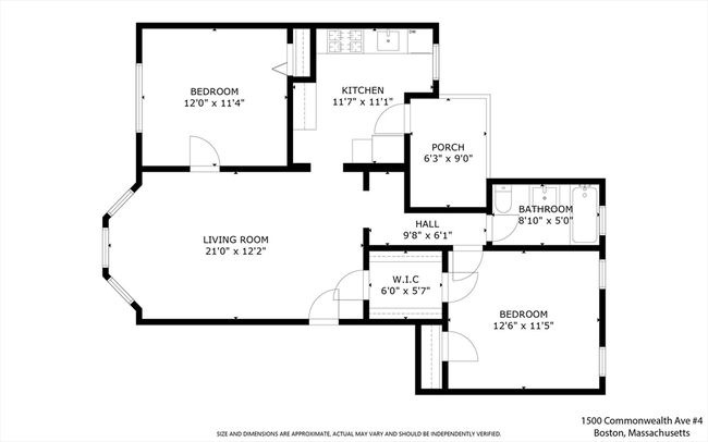 APT-4F - 1500 Commonwealth Ave, Condo with 2 bedrooms, 1 bathrooms and null parking in Boston MA | Image 20