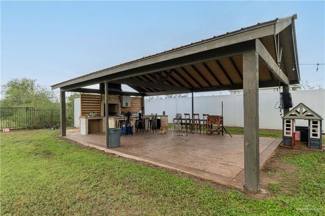View of patio featuring a gazebo | Image 7