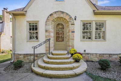 Welcome to 1057 Thomas- Step into this very attractive stucco home- Look at these beautiful steps, maintenance free windows and great stucco. | Image 3