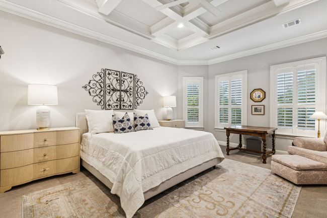 Primary Bedroom with large fan and reading nook bump out | Image 21