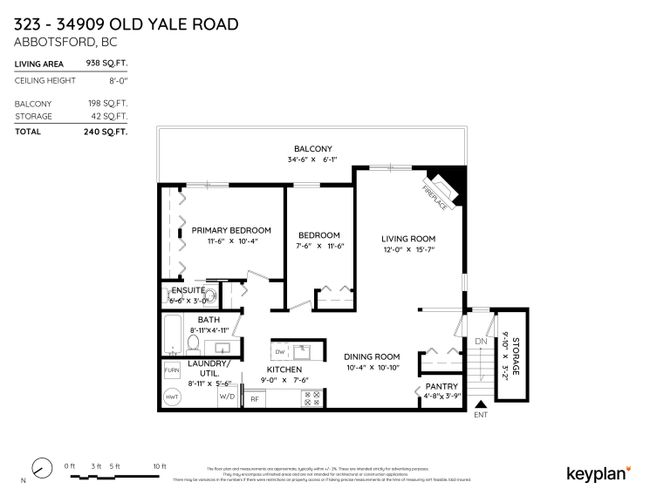 323 - 34909 Old Yale Road, Townhouse with 2 bedrooms, 1 bathrooms and 1 parking in Abbotsford BC | Image 33
