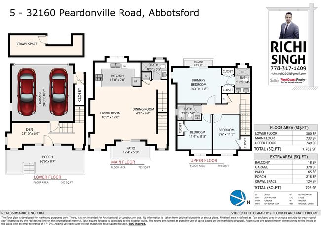 5 - 32160 Peardonville Road, Townhouse with 3 bedrooms, 3 bathrooms and 2 parking in Abbotsford BC | Image 36