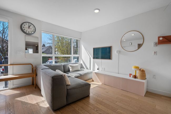 Living area featuring recessed lighting, wood-type flooring, and baseboards | Image 7