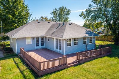 fantastic deck off back of home | Image 1