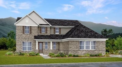 Artist rendering of a Winston with a C elevation. Colors and garage swing will vary on actual home! | Image 1