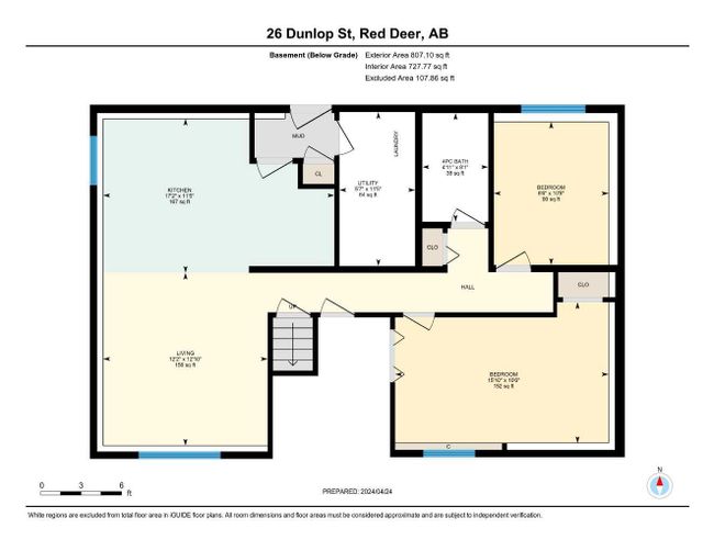 26 Dunlop Street, Home with 5 bedrooms, 2 bathrooms and 3 parking in Red Deer AB | Image 33