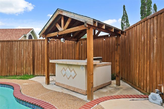 View of patio featuring a gazebo | Image 33