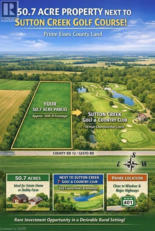 3 Gesto Side Rd, Essex, ON, N8M2X6 | Card Image