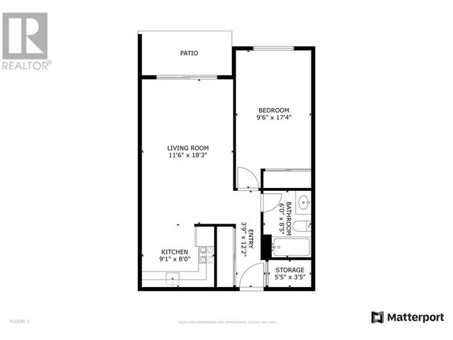 107 - 395 Franklyn Rd, Condo with 1 bedrooms, 1 bathrooms and 1 parking in Kelowna BC | Image 22