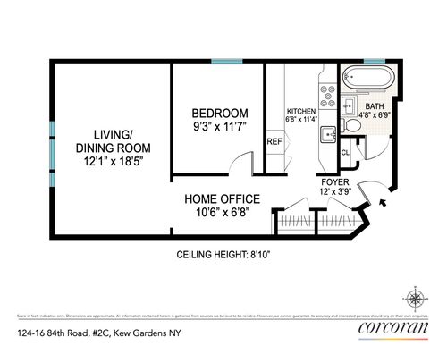 2c-124-16 84th Rd, Kew Gardens, NY, 11415 | Card Image
