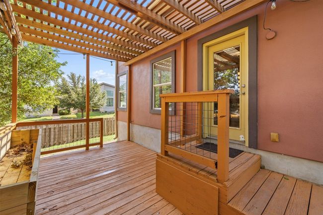 Wooden terrace with a pergola | Image 32