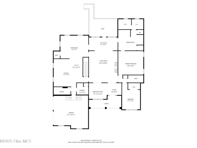 548 Fox Rd, House other with 4 bedrooms, 5 bathrooms and 2 parking in Marston NC | Image 17