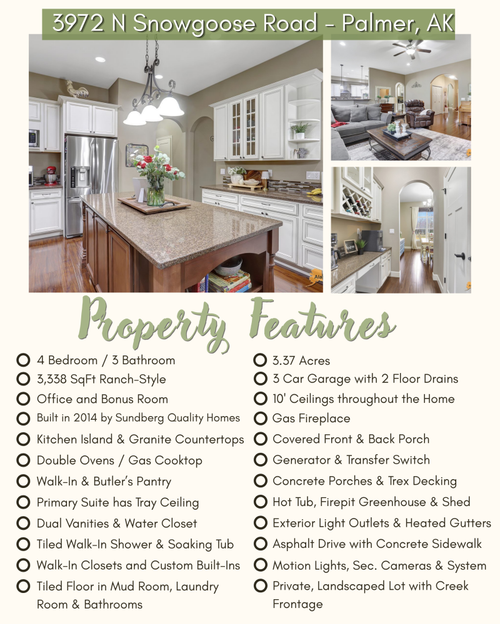 3972 N Snowgoose Rd, Palmer, AK, 99645-9687 | Card Image