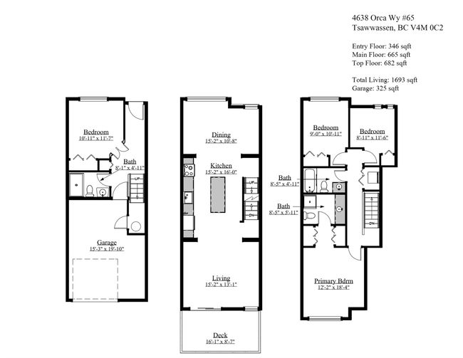 65 - 4638 Orca Way, Townhouse with 4 bedrooms, 3 bathrooms and 2 parking in Tsawwassen BC | Image 33