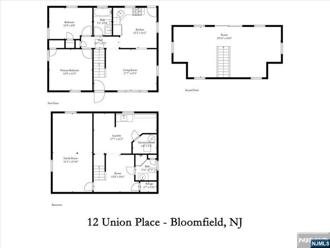 12 Union Pl, House other with 3 bedrooms, 2 bathrooms and null parking in Bloomfield NJ | Image 30