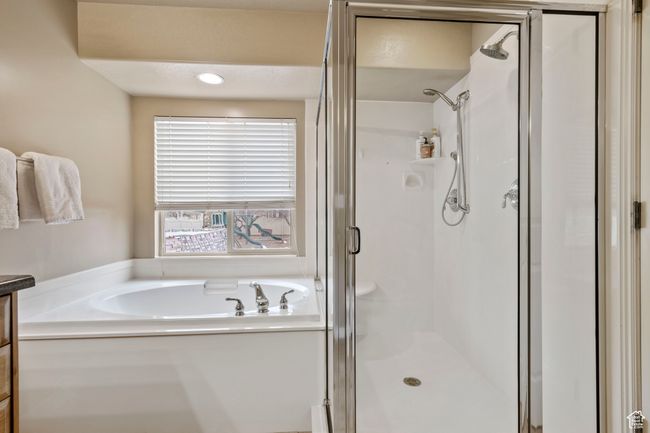 Bathroom with shower with separate bathtub | Image 13
