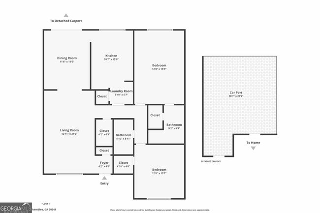 3346 Stonecrest Ct, Condo with 2 bedrooms, 2 bathrooms and null parking in Chamblee GA | Image 31