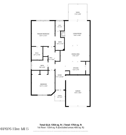 130 New Hope Village Dr, Goldsboro, NC, 27534-7685 | Card Image