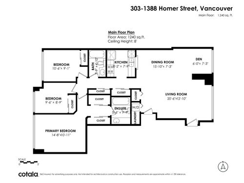 303-1388 Homer St, Vancouver, BC, V6B6A7 | Card Image