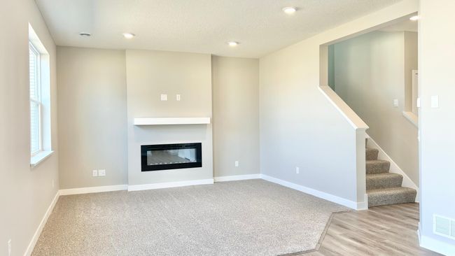 Primary bath offers raised vanity with Quartz counters and 2 sinks. Photo of model home, color & options will vary. | Image 20