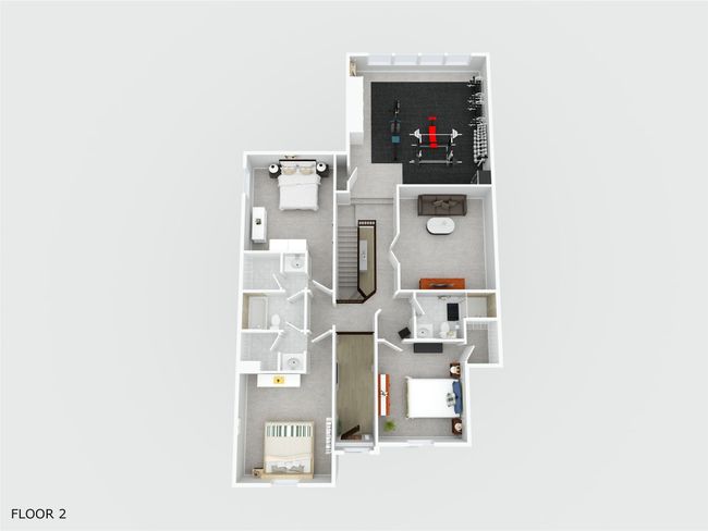 Virtually staged 2nd floor | Image 39