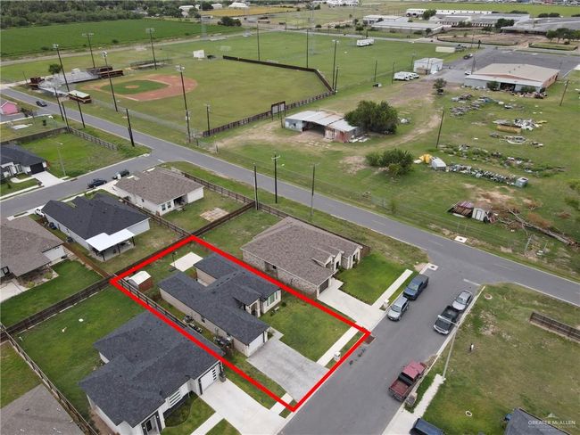 Aerial view of property's location with property parcel outlined | Image 24