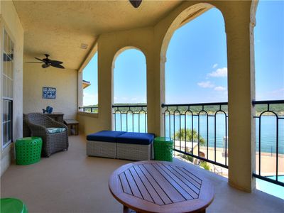 Large Balcony with Pool and Lake View! | Image 1