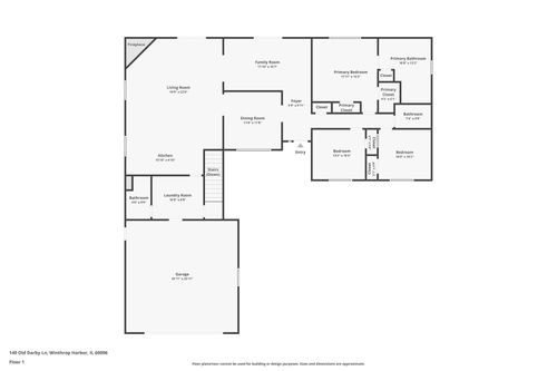 140 Old Darby Ln, Winthrop Harbor, IL, 60096-2004 | Card Image