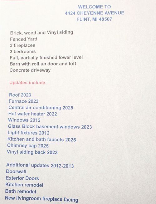 4424 Cheyenne Ave, Flint, MI, 48507-2824 | Card Image