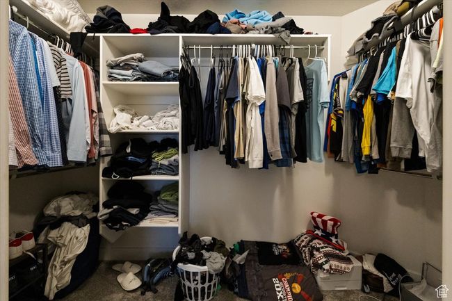 Spacious closet featuring carpet floors | Image 10