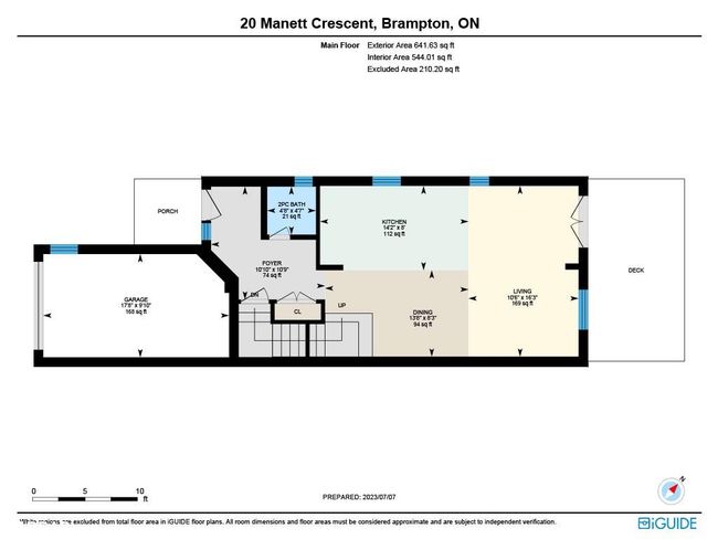 20 Manett Cres, House other with 3 bedrooms, 4 bathrooms and 5 parking in Brampton ON | Image 28