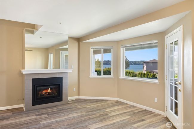 Gas fireplace and beautiful views of Drayton Harbor! | Image 16