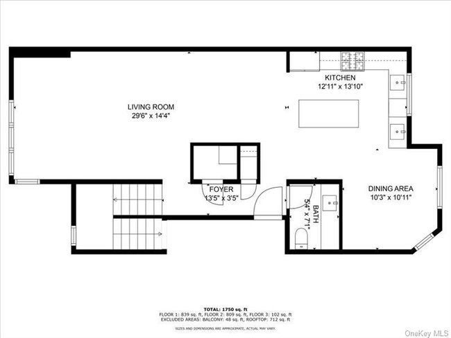 Unit B Floor Plan - Second Level 3 bed 2.5 Bath | Image 8