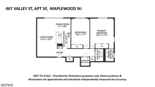 5f-467 Valley St, Maplewood, NJ, 07040-1346 | Card Image