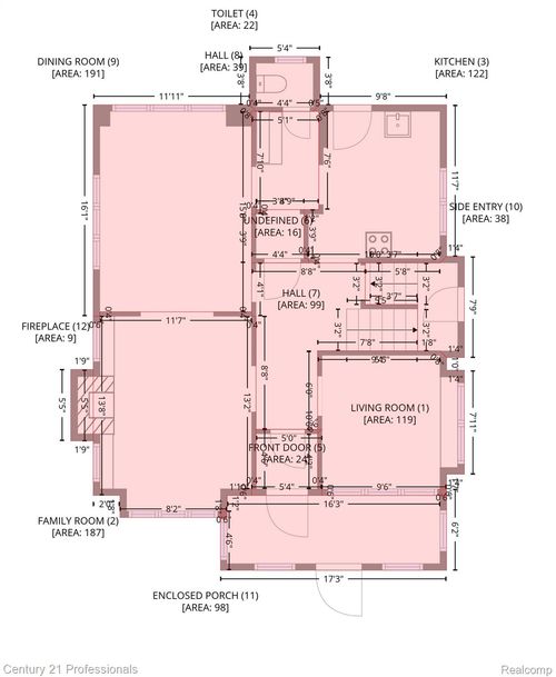 97 Tennyson St, Highland Park, MI, 48203-3560 | Card Image