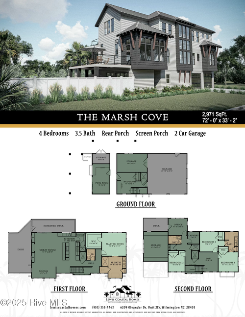 1408 Marsh Cove Ln, Wilmington, NC, 28409-4579 | Card Image